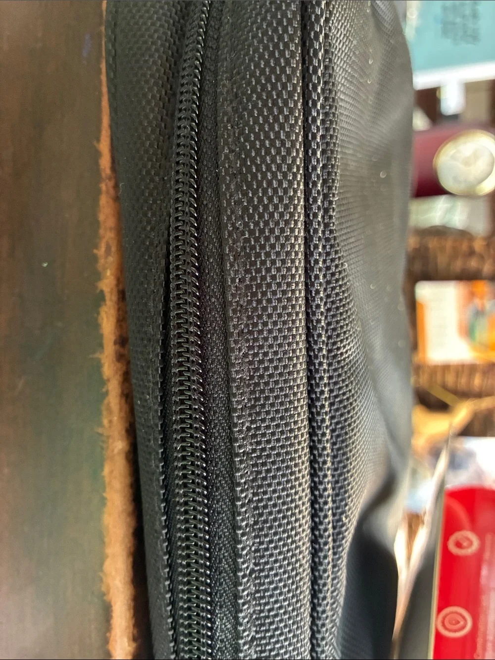 Black Locking Privacy Pouch with Combination Lock